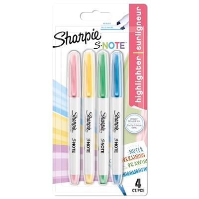 Sharpie SNOTE CHSL. ASST BL4 PE - Publicité Sharpie SNOTE CHSL. ASST BL4 PE - Publicité