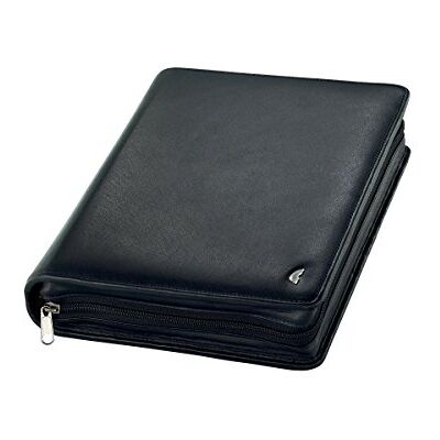 Avery Chronoplan 50102 Agenda / Organiseur / Portefeuille de Rendez-vous Rechargeable en Cuir Nappa de qualité Supérieure, Noir - Publicité Avery Chronoplan 50102 Agenda / Organiseur / Portefeuille de Rendez-vous Rechargeable en Cuir Nappa de qualité Supérieure, Noir - Publicité