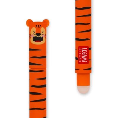 LEGAMI Stylo effaçable Tigre pointe moyenne 0,7mm encre gel orange - Publicité LEGAMI Stylo effaçable Tigre pointe moyenne 0,7mm encre gel orange - Publicité