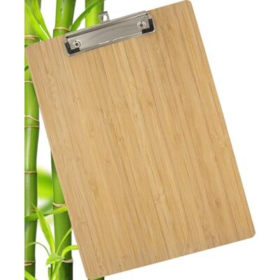 WEDO ® Porte-bloc DIN A4 en bambou Porte-bloc en bois Marron - Publicité WEDO ® Porte-bloc DIN A4 en bambou Porte-bloc en bois Marron - Publicité