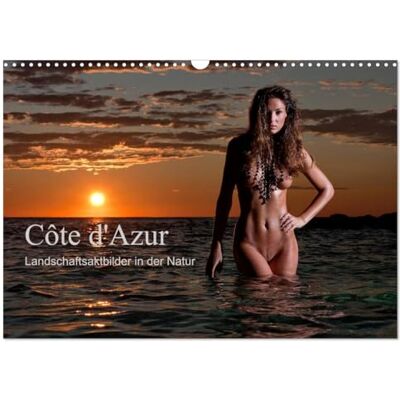CALVENDO Côte d'Azur Nus paysagers dans la nature, Version française (Calendrier mural 2026 DIN A3 portrait), Calendrier mensuel - Publicité CALVENDO Côte d'Azur Nus paysagers dans la nature, Version française (Calendrier mural 2026 DIN A3 portrait), Calendrier mensuel - Publicité