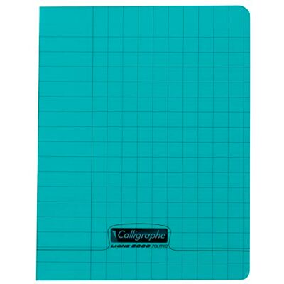 Calligraphe 18013C Un Cahier d'Écriture Agrafé Vert (une Marque de Clairefontaine) 17x22 cm 32 Pages Grands Carreaux 3 mm Agrandis 12/12 Papier Blanc 90 g Couverture Polypro Transparent - Publicité Calligraphe 18013C Un Cahier d'Écriture Agrafé Vert (une Marque de Clairefontaine) 17x22 cm 32 Pages Grands Carreaux 3 mm Agrandis 12/12 Papier Blanc 90 g Couverture Polypro Transparent - Publicité
