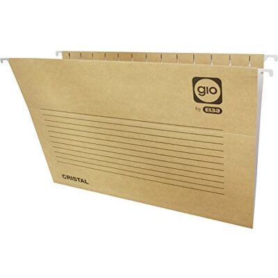 Elba Dossier suspendu Bicolore Etiquette de nom Viseur Transparent Marron Blanc A4 Papier carton 25 Unités - Publicité Elba Dossier suspendu Bicolore Etiquette de nom Viseur Transparent Marron Blanc A4 Papier carton 25 Unités - Publicité