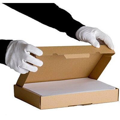 enveloppebulle Lot de 5 Boîtes postales extra-plates format 305x220x45 mm - Publicité enveloppebulle Lot de 5 Boîtes postales extra-plates format 305x220x45 mm - Publicité
