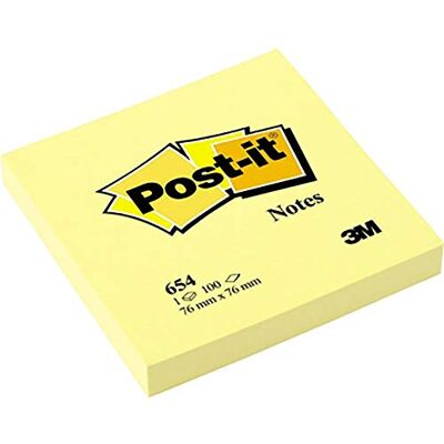 Post-It FT500072937 Bloc de 100 notes adhésives 76 x 76 mm - Publicité Post-It FT500072937 Bloc de 100 notes adhésives 76 x 76 mm - Publicité