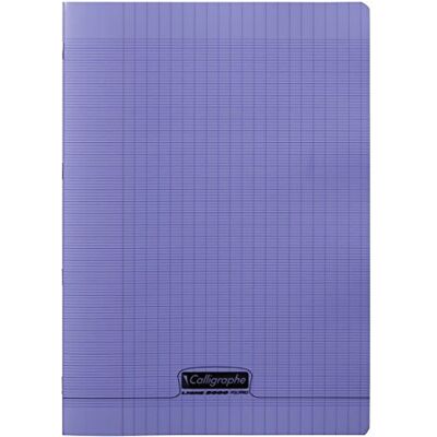 Calligraphe 18027C Un Cahier Agrafé Violet (une Marque de Clairefontaine) A4 21x29,7 cm 48 Pages Grands Carreaux Papier Blanc 90 g Couverture Polypro Transparent - Publicité Calligraphe 18027C Un Cahier Agrafé Violet (une Marque de Clairefontaine) A4 21x29,7 cm 48 Pages Grands Carreaux Papier Blanc 90 g Couverture Polypro Transparent - Publicité