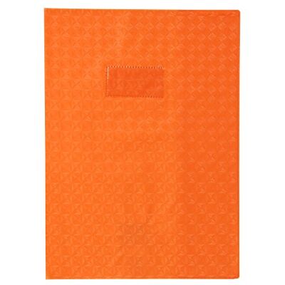 Calligraphe 72418AMZC Un Protège-Cahier Grain Losange Orange 24x32 cm 18/100ème avec Porte-Étiquette PVC Opaque - Publicité Calligraphe 72418AMZC Un Protège-Cahier Grain Losange Orange 24x32 cm 18/100ème avec Porte-Étiquette PVC Opaque - Publicité