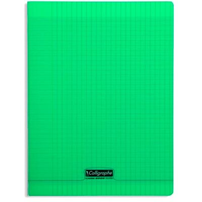Calligraphe 18395C Un Cahier Agrafé Vert (une Marque de Clairefontaine) 24x32 cm 192 Pages Grands Carreaux Papier Blanc 90 g Couverture Polypro Transparent - Publicité Calligraphe 18395C Un Cahier Agrafé Vert (une Marque de Clairefontaine) 24x32 cm 192 Pages Grands Carreaux Papier Blanc 90 g Couverture Polypro Transparent - Publicité