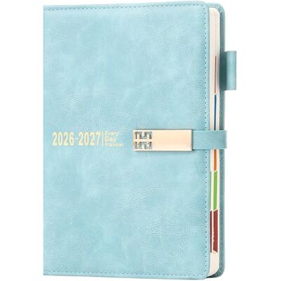 Holderzyi Agenda 2026-2027 A5 une page par jour, Agenda 2025-2026 une journée par page, Planificateur quotidien et mensuel de 12 mois avec onglet mensuel coloré, Organisateur à couverture rigide avec signets - Publicité Holderzyi Agenda 2026-2027 A5 une page par jour, Agenda 2025-2026 une journée par page, Planificateur quotidien et mensuel de 12 mois avec onglet mensuel coloré, Organisateur à couverture rigide avec signets - Publicité
