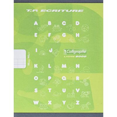 Calligraphe 108502C Un Cahier de Travaux Pratiques Vert (une Marque de Clairefontaine) 17x22 cm 32 Pages Double Ligne 4 mm Interligne Verticale et Unies Blanches 90 g Couverture Carte Offset - Publicité Calligraphe 108502C Un Cahier de Travaux Pratiques Vert (une Marque de Clairefontaine) 17x22 cm 32 Pages Double Ligne 4 mm Interligne Verticale et Unies Blanches 90 g Couverture Carte Offset - Publicité