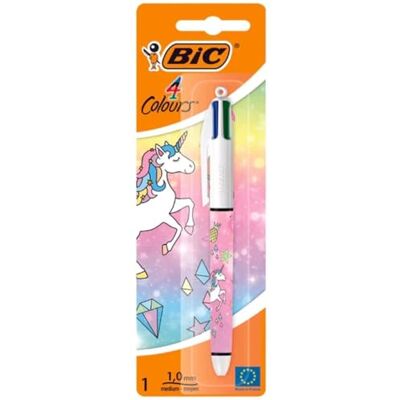 BIC Stylo 4 Couleurs Licorne - Publicité BIC Stylo 4 Couleurs Licorne - Publicité