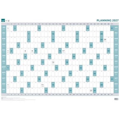 QUO VADIS Calendrier mural 2027 FR Classic 90x63 cm - Publicité QUO VADIS Calendrier mural 2027 FR Classic 90x63 cm - Publicité
