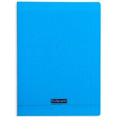 Calligraphe 18192C Un Cahier Agrafé Bleu (une Marque de Clairefontaine) 24x32 cm 96 Pages Grands Carreaux Papier Blanc 90 g Couverture Polypro Transparent - Publicité Calligraphe 18192C Un Cahier Agrafé Bleu (une Marque de Clairefontaine) 24x32 cm 96 Pages Grands Carreaux Papier Blanc 90 g Couverture Polypro Transparent - Publicité