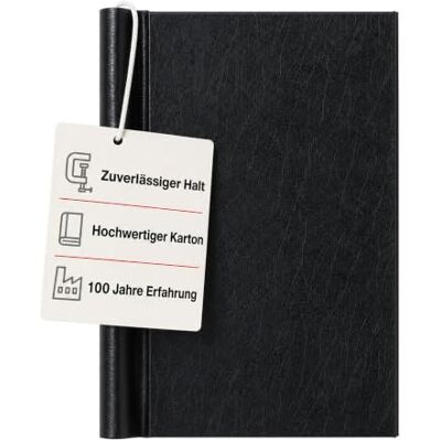 LEUCHTTURM1917 300582 PEKA Reliure Automatique (A5) Capacité de remplissage: 150 pages, noir - Publicité LEUCHTTURM1917 300582 PEKA Reliure Automatique (A5) Capacité de remplissage: 150 pages, noir - Publicité