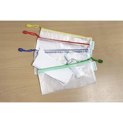 Djois , 509049 Lot de 8 Pochettes de Rangement Zipper Chéquier PVC Renforcé, Fermeture Éclair Métallique Idéal Bureau, Maison, École, Voyage Assorties - Publicité Djois , 509049 Lot de 8 Pochettes de Rangement Zipper Chéquier PVC Renforcé, Fermeture Éclair Métallique Idéal Bureau, Maison, École, Voyage Assorties - Publicité