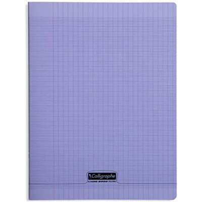 Calligraphe Cahier piqué POLYPRO 24x32 cm 96p séyès 90g Violet - Publicité Calligraphe Cahier piqué POLYPRO 24x32 cm 96p séyès 90g Violet - Publicité