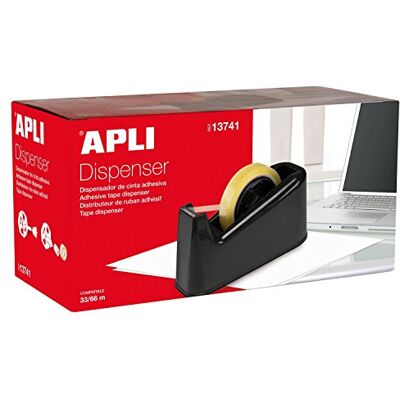 Apli Agipa 13741 Dévidoir, unbestückt, noir - Publicité Apli Agipa 13741 Dévidoir, unbestückt, noir - Publicité