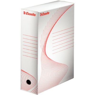 Esselte , Lot de 10 Boîte d'Archive A4, 100 mm, 800 feuilles, Carton ondulé - Publicité Esselte , Lot de 10 Boîte d'Archive A4, 100 mm, 800 feuilles, Carton ondulé - Publicité