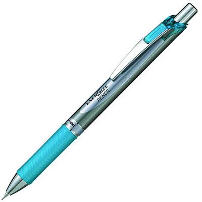 Pentel PL77-S Lot de 12 Porte-mines rechargeables 0,7 mm Aluminium/bleu ciel - Publicité Pentel PL77-S Lot de 12 Porte-mines rechargeables 0,7 mm Aluminium/bleu ciel - Publicité