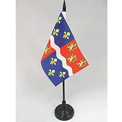 AZ FLAG Drapeau De Table Somme 15x10 cm Mini Drapeau Du Département Samarien De Bureau 100% Polyester Avec Hampe De 25cm Et Socle En Plastique Noir - Publicité AZ FLAG Drapeau De Table Somme 15x10 cm Mini Drapeau Du Département Samarien De Bureau 100% Polyester Avec Hampe De 25cm Et Socle En Plastique Noir - Publicité