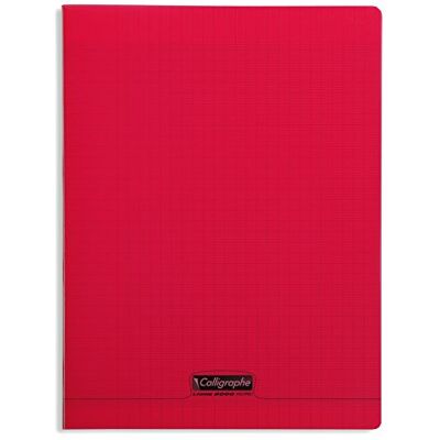Calligraphe 18363C Un Cahier Agrafé Rouge (une Marque de Clairefontaine) A4 21x29,7 cm 192 Pages Grands Carreaux Papier Blanc 90 g Couverture Polypro Transparent - Publicité Calligraphe 18363C Un Cahier Agrafé Rouge (une Marque de Clairefontaine) A4 21x29,7 cm 192 Pages Grands Carreaux Papier Blanc 90 g Couverture Polypro Transparent - Publicité