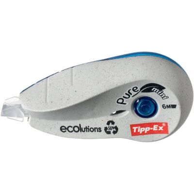 Tipp-Ex Bic 46139 Pure Ecolutions Correcteur recycle dévidoir Mini Ruban 5 mm x 6 m - Publicité Tipp-Ex Bic 46139 Pure Ecolutions Correcteur recycle dévidoir Mini Ruban 5 mm x 6 m - Publicité