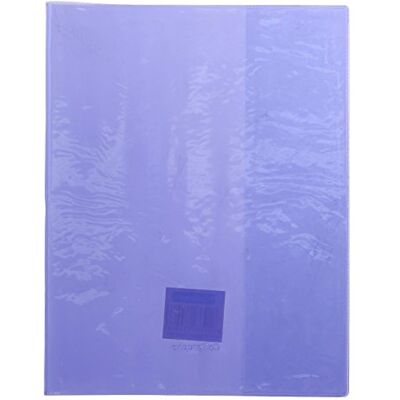 Calligraphe 73006AMZC Un Protège-Cahier Cristalux Violet 17x22 cm 22/100ème avec Porte-Étiquette PVC Transparent Lisse - Publicité Calligraphe 73006AMZC Un Protège-Cahier Cristalux Violet 17x22 cm 22/100ème avec Porte-Étiquette PVC Transparent Lisse - Publicité