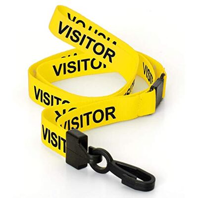 CKB LTD Visit Courroie tour de cou avec Lanière à Clip Plastique en Rotatif pour Cou Cordons de Badge de Bureau Carte de Visite étiquette pour nom Porte-Badge D'identification - Publicité CKB LTD Visit Courroie tour de cou avec Lanière à Clip Plastique en Rotatif pour Cou Cordons de Badge de Bureau Carte de Visite étiquette pour nom Porte-Badge D'identification - Publicité