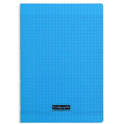 Calligraphe 18022C Un Cahier Agrafé Bleu (une Marque de Clairefontaine) A4 21x29,7 cm 48 Pages Grands Carreaux Papier Blanc 90 g Couverture Polypro Transparent - Publicité Calligraphe 18022C Un Cahier Agrafé Bleu (une Marque de Clairefontaine) A4 21x29,7 cm 48 Pages Grands Carreaux Papier Blanc 90 g Couverture Polypro Transparent - Publicité