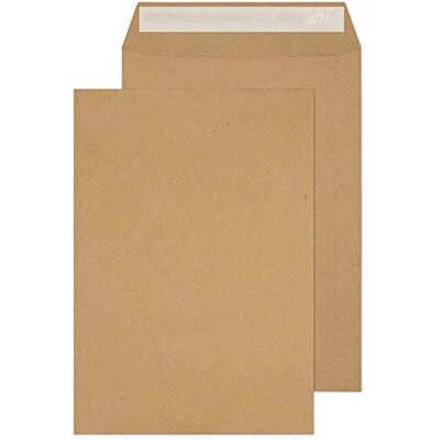 Blake Everyday enveloppe B5 (25.4 x 17.8cm) lot de 500 unités 115 GSM enveloppe kraft manille avec bande autocollante pack múltiple papeterie Modèle 14886PS - Publicité Blake Everyday enveloppe B5 (25.4 x 17.8cm) lot de 500 unités 115 GSM enveloppe kraft manille avec bande autocollante pack múltiple papeterie Modèle 14886PS - Publicité