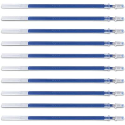 DONAU Recharges de stylo à bille gel Couleur : bleu Lot de 10 (Lot de 10) Diamètre de la boule : 0,5 mm Épaisseur du trait : 0,25 mm Encre résistante à l'eau et non décolorante - Publicité DONAU Recharges de stylo à bille gel Couleur : bleu Lot de 10 (Lot de 10) Diamètre de la boule : 0,5 mm Épaisseur du trait : 0,25 mm Encre résistante à l'eau et non décolorante - Publicité