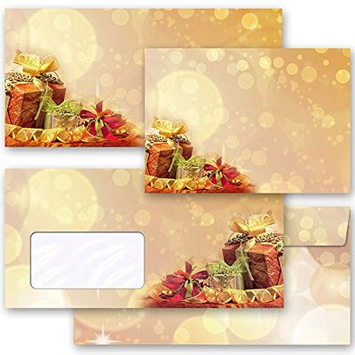 Paper-Media 25 enveloppes CADEAUX DE NOËL Noël DIN C6 (162x114 mm) - Publicité Paper-Media 25 enveloppes CADEAUX DE NOËL Noël DIN C6 (162x114 mm) - Publicité