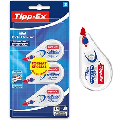 TIPP-EX Mini Ruban Correcteur - Ruban de correction - Publicité TIPP-EX Mini Ruban Correcteur - Ruban de correction - Publicité