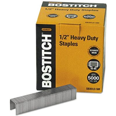 Bostitch SB351/2-5M Lot de 5 000 agrafes résistantes de qualité supérieure 55 à 85 feuilles - Publicité Bostitch SB351/2-5M Lot de 5 000 agrafes résistantes de qualité supérieure 55 à 85 feuilles - Publicité