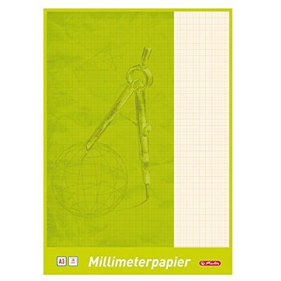 herlitz 690305 Bloc de feuilles de papier millimétré A3, 20 feuilles a3 - Publicité herlitz 690305 Bloc de feuilles de papier millimétré A3, 20 feuilles a3 - Publicité