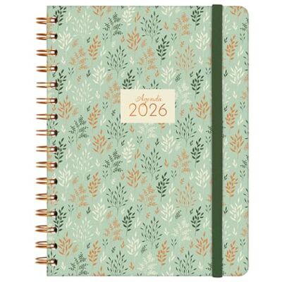 Finocam – Agenda Spirale 2026 Semaine sur 2 pages Présentation verticale Janvier – Décembre (12 mois) Agenda annuel 2026 avec élastique Double spirale Couverture rigide You – Blé – International - Publicité Finocam – Agenda Spirale 2026 Semaine sur 2 pages Présentation verticale Janvier – Décembre (12 mois) Agenda annuel 2026 avec élastique Double spirale Couverture rigide You – Blé – International - Publicité