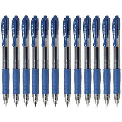 PILOT G-2 Gel Ink Pen Blue Medium Point (Box of 12 units) - Publicité PILOT G-2 Gel Ink Pen Blue Medium Point (Box of 12 units) - Publicité