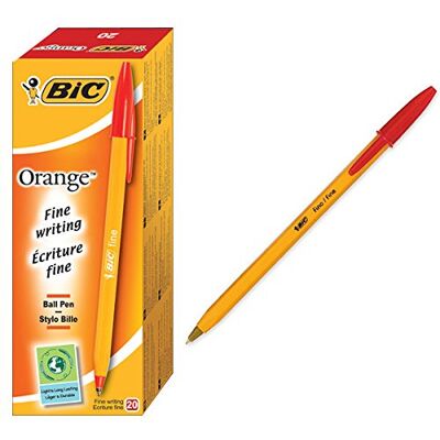 BIC ORANGE CRISTAL FINE RED 10112 - Publicité BIC ORANGE CRISTAL FINE RED 10112 - Publicité