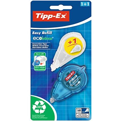 BIC Tipp-Ex Ecolution Easy Refill Ruban Correcteur - Publicité BIC Tipp-Ex Ecolution Easy Refill Ruban Correcteur - Publicité