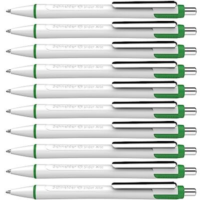 Schneider 133204 Stylo bille Slider Xite Vert Lot de 10 - Publicité Schneider 133204 Stylo bille Slider Xite Vert Lot de 10 - Publicité