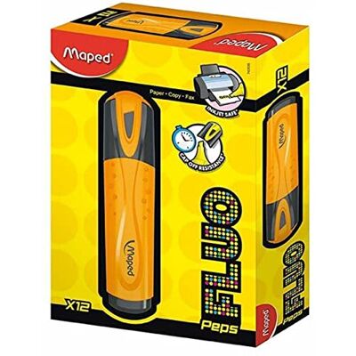 Maped 742535 Marqueur Orange - Publicité Maped 742535 Marqueur Orange - Publicité