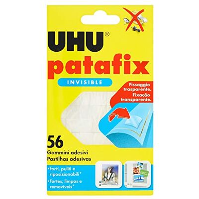 UHU D1601 Patafix Gommettes adhésives - Publicité UHU D1601 Patafix Gommettes adhésives - Publicité