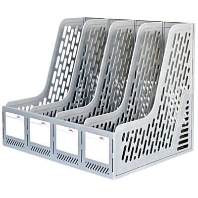 Petite Fortune Boîte Étagère de Rangement Bureau Avec 4 Compartiment Grande Capacité Organisateur Dossier Papier A4 Trieur Corbeille à Courrier Support Livre Magazine Bloc-Notes - Publicité Petite Fortune Boîte Étagère de Rangement Bureau Avec 4 Compartiment Grande Capacité Organisateur Dossier Papier A4 Trieur Corbeille à Courrier Support Livre Magazine Bloc-Notes - Publicité