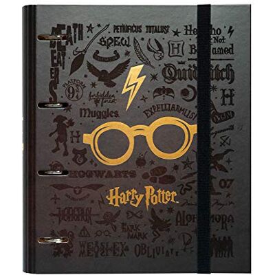 Grupo Erik Classeur A4 4 Anneaux Harry Potter Fourniture Scolaire - Publicité Grupo Erik Classeur A4 4 Anneaux Harry Potter Fourniture Scolaire - Publicité