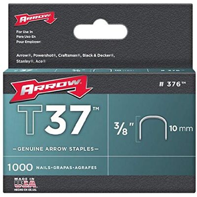 Arrow 160710 T37 Pack de 5000 Cavaliers 10 mm pour câble ø 8 mm - Publicité Arrow 160710 T37 Pack de 5000 Cavaliers 10 mm pour câble ø 8 mm - Publicité