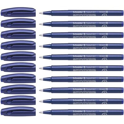 Schneider P008473x10 10 Roller, Punta 0.5, 10 Pezzi Pointe en plastique, épaisseur de trait 0,5 mm - Publicité Schneider P008473x10 10 Roller, Punta 0.5, 10 Pezzi Pointe en plastique, épaisseur de trait 0,5 mm - Publicité