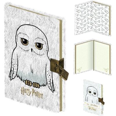 Pyramid Harry Potter Carnet à couverture rigide verrouillable Pages lignées A5 (motif hérisson moelleux) – Produit officiel - Publicité Pyramid Harry Potter Carnet à couverture rigide verrouillable Pages lignées A5 (motif hérisson moelleux) – Produit officiel - Publicité