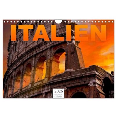 CALVENDO Italie Europe du Sud, Version française (Calendrier mural 2026 DIN A4 portrait), Calendrier mensuel - Publicité CALVENDO Italie Europe du Sud, Version française (Calendrier mural 2026 DIN A4 portrait), Calendrier mensuel - Publicité