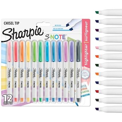 Sharpie SNOTE CHSL. ASST BL12 PEA - Publicité Sharpie SNOTE CHSL. ASST BL12 PEA - Publicité