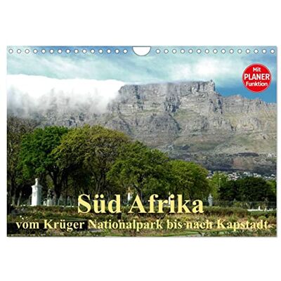 CALVENDO Afrique du Sud du parc national Kruger au Cap, Version française (Calendrier mural 2026 DIN A4 portrait), Calendrier mensuel - Publicité CALVENDO Afrique du Sud du parc national Kruger au Cap, Version française (Calendrier mural 2026 DIN A4 portrait), Calendrier mensuel - Publicité